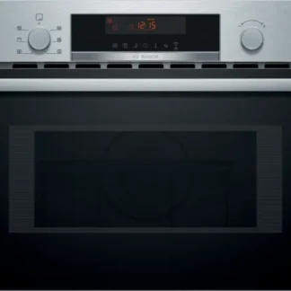 bosch series 4 built in microwave oven with hot air 60 x 45 cm stainless steel